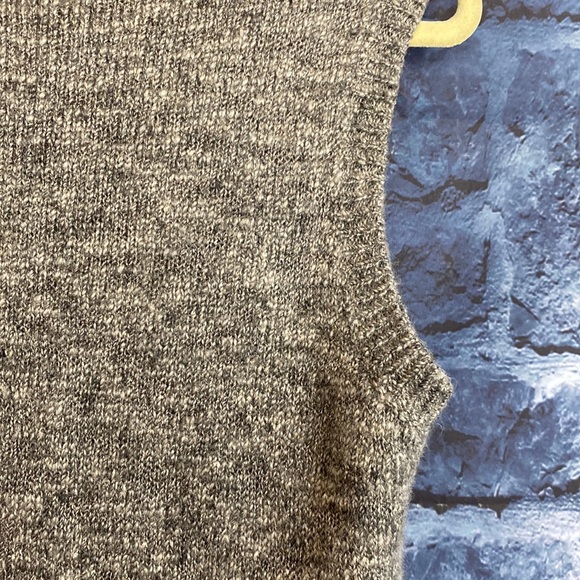 J Jill Alpaca Wool Blend Collared Sweater Vest - Picture 7 of 9